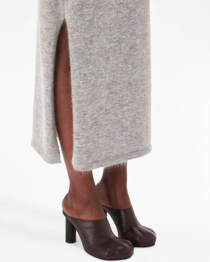 JW Anderson Rok met zijsplit Grijs