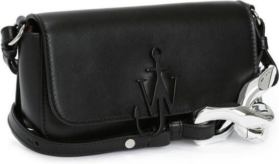 JW Anderson Schoudertas met logoplakkaat Zwart