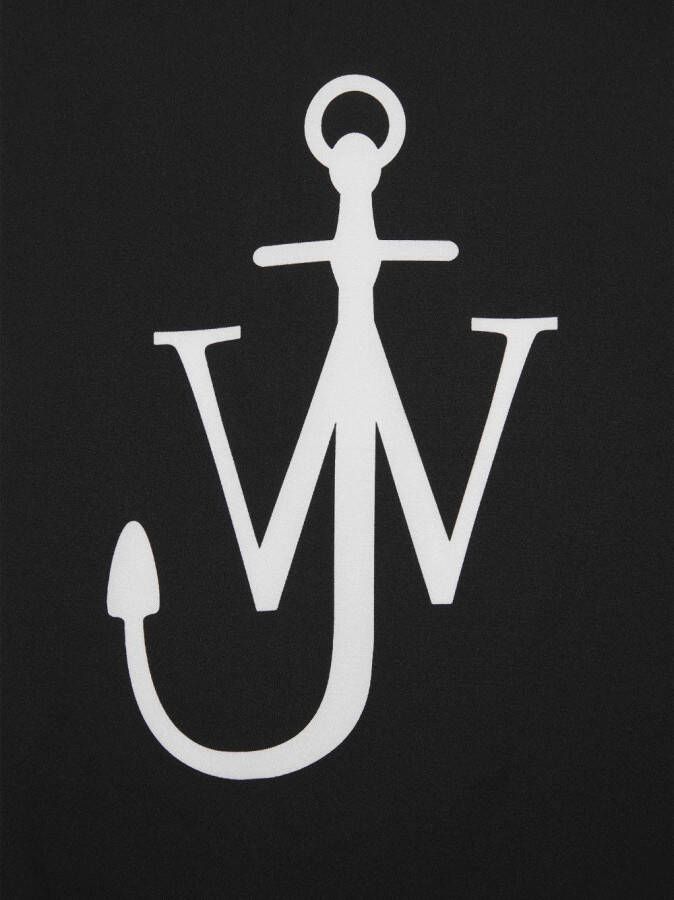 JW Anderson Sjaal met logoprint Zwart
