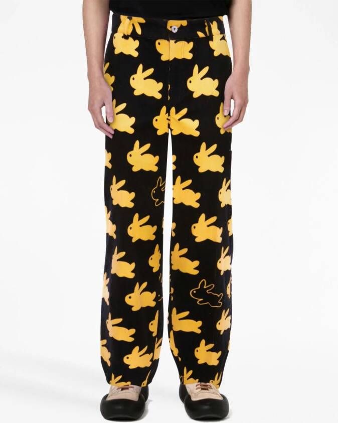 JW Anderson Straight broek Zwart