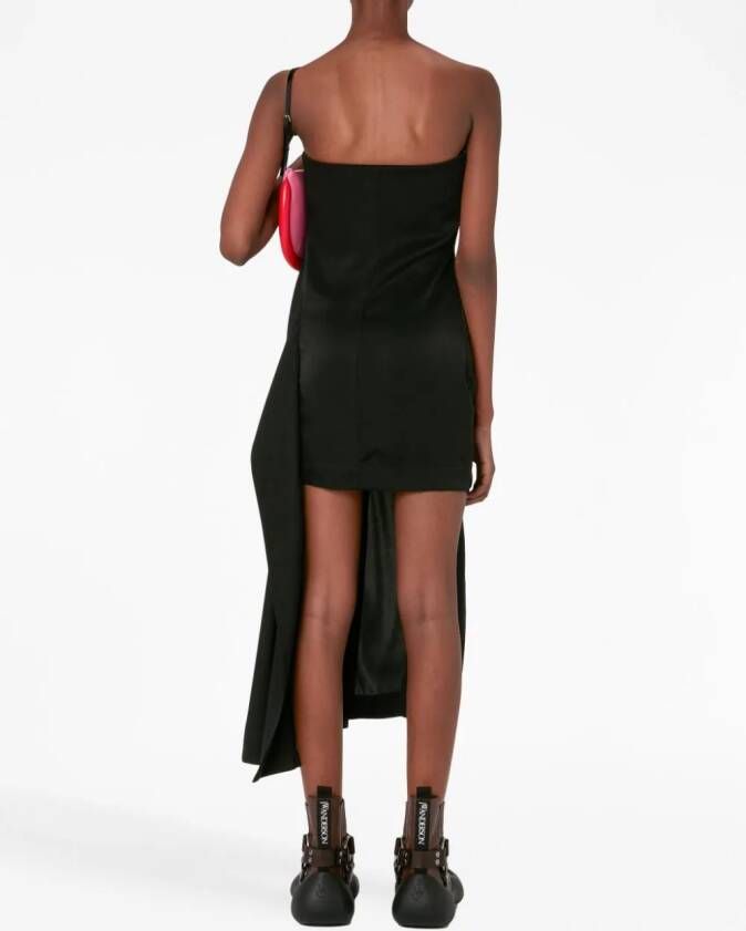 JW Anderson Strapless mini-jurk Zwart