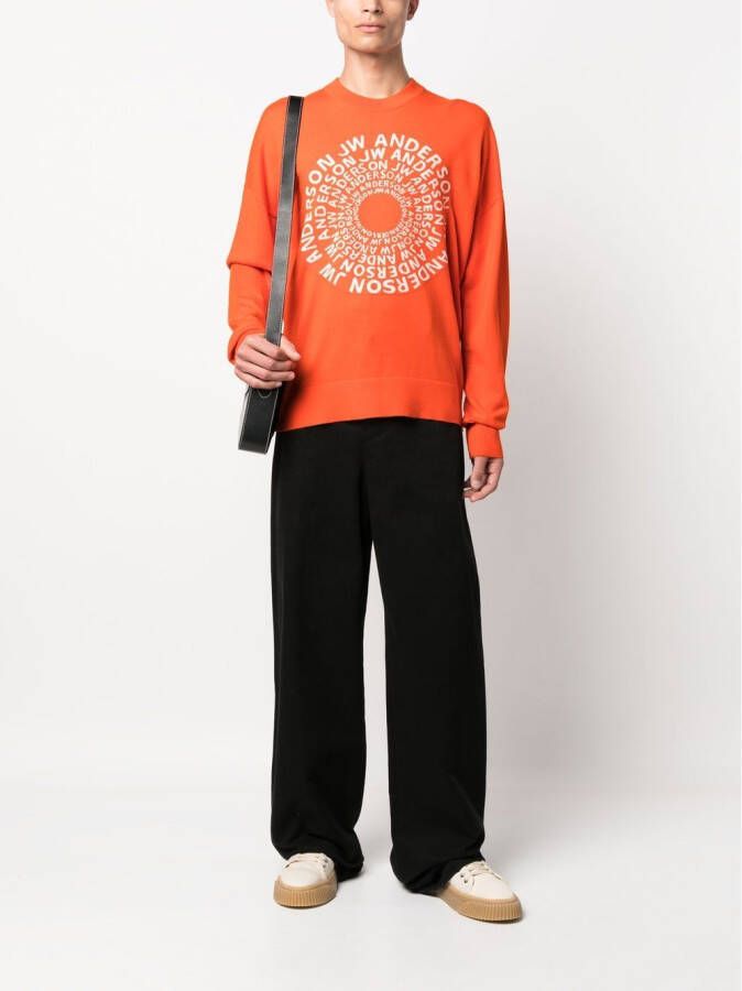 JW Anderson Trui met ronde hals Oranje
