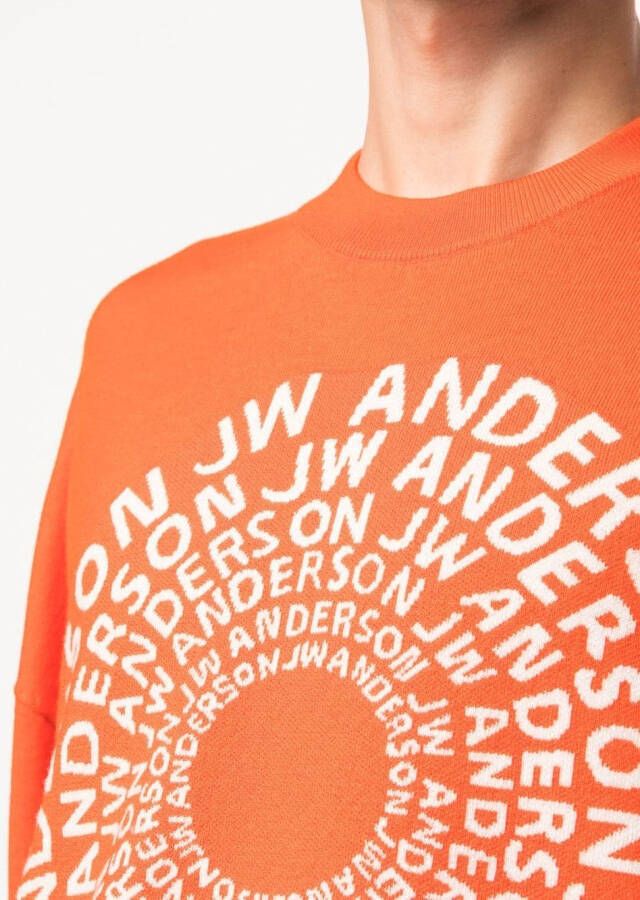 JW Anderson Trui met ronde hals Oranje