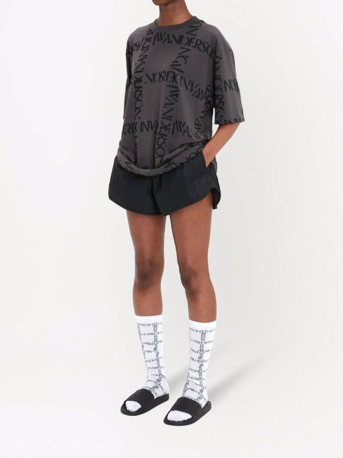 JW Anderson T-shirt met logoprint Grijs