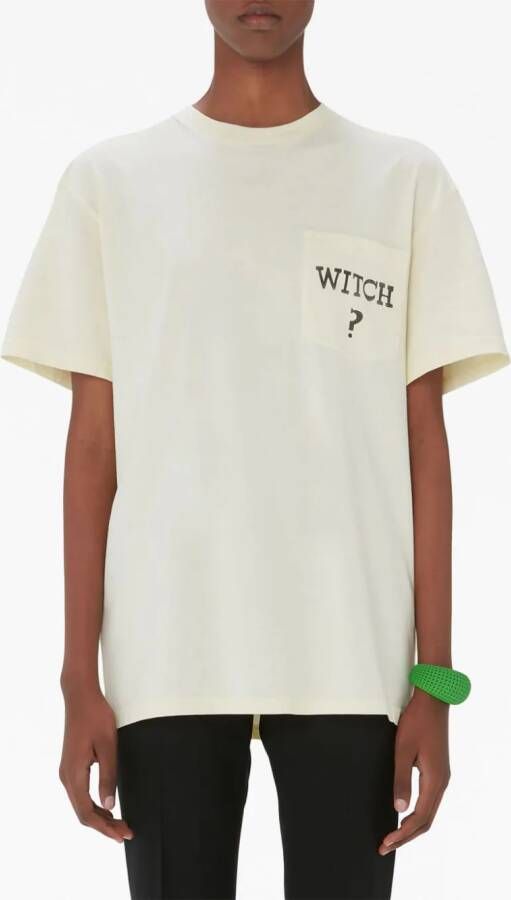JW Anderson T-shirt met print Beige