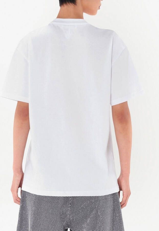 JW Anderson T-shirt met print Wit