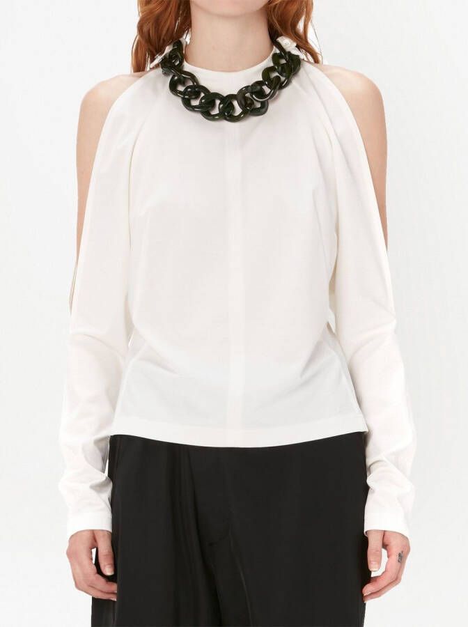 JW Anderson Top met open schouders Wit