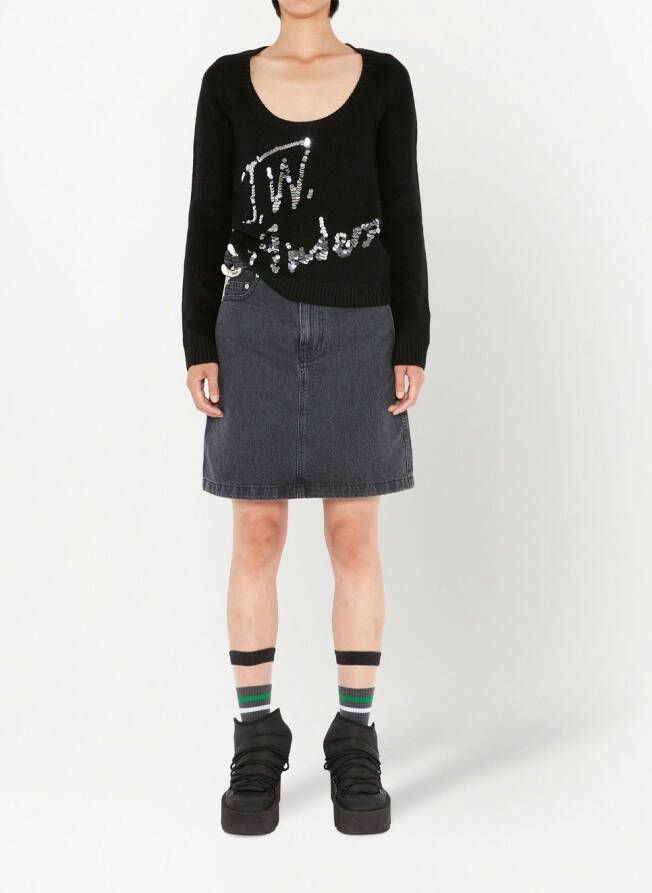 JW Anderson Trui verfraaid met pailletten Zwart
