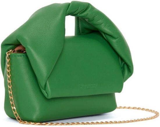 JW Anderson Twister kleine tas Groen