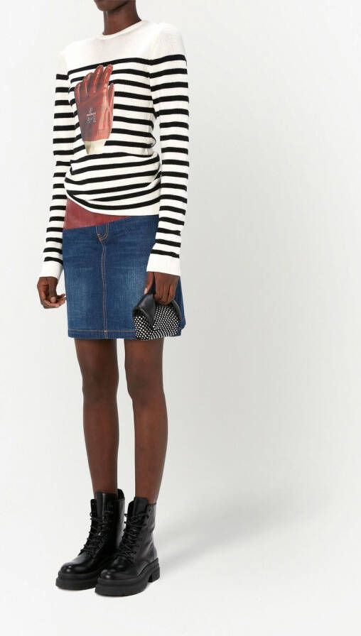 JW Anderson Twister tas met kristal Zwart