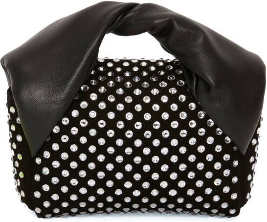 JW Anderson Twister tas met kristal Zwart