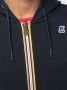 K-Way Hoodie met logopatch Blauw - Thumbnail 4