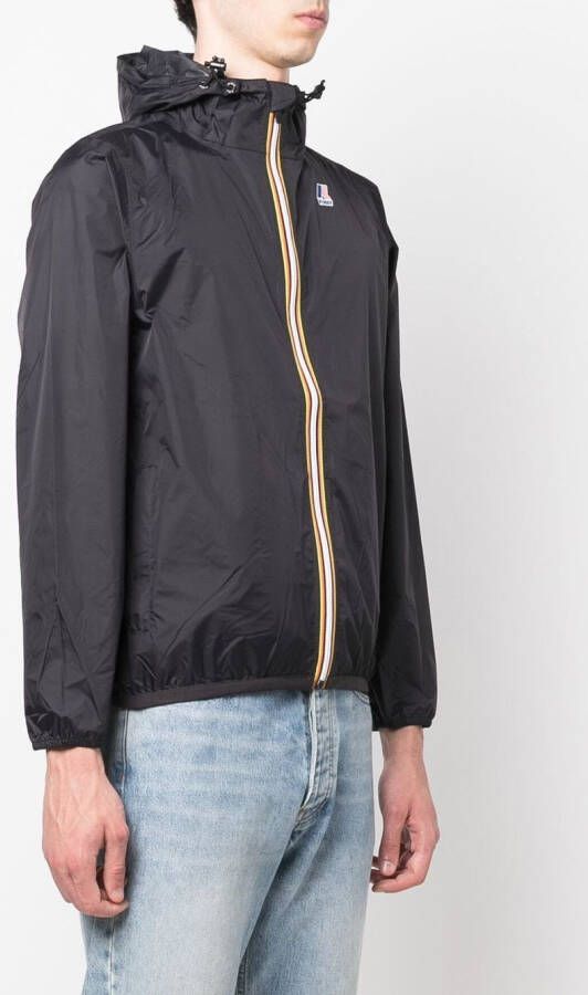 K-Way Jack met capuchon Zwart
