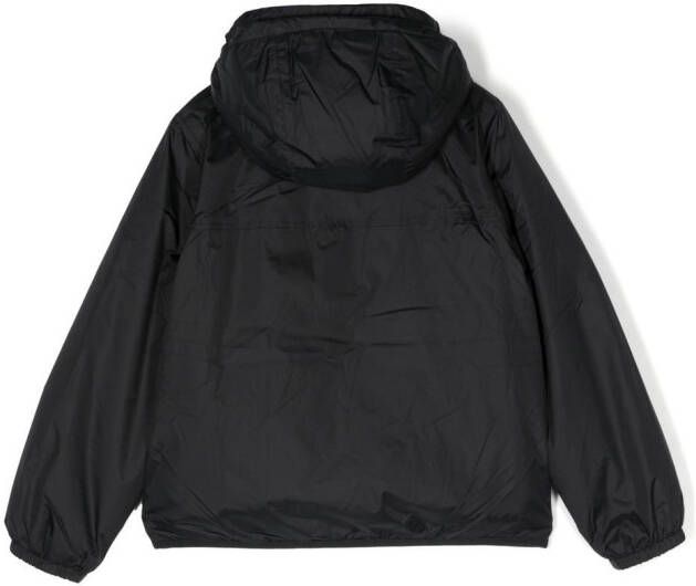 K-Way Jack met logopatch Zwart