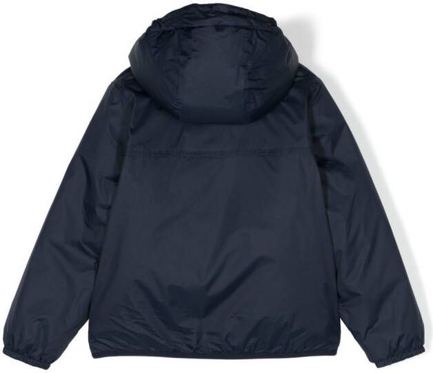 K Way Kids Bomberjack met logoprint Blauw