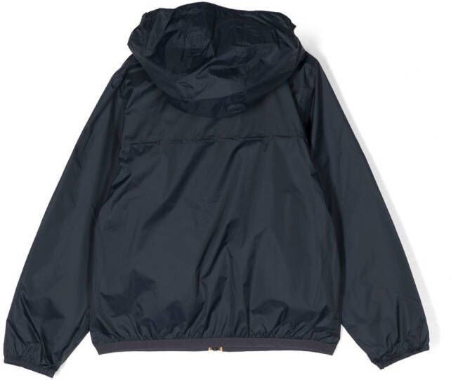 K Way Kids Jack met capuchon Blauw