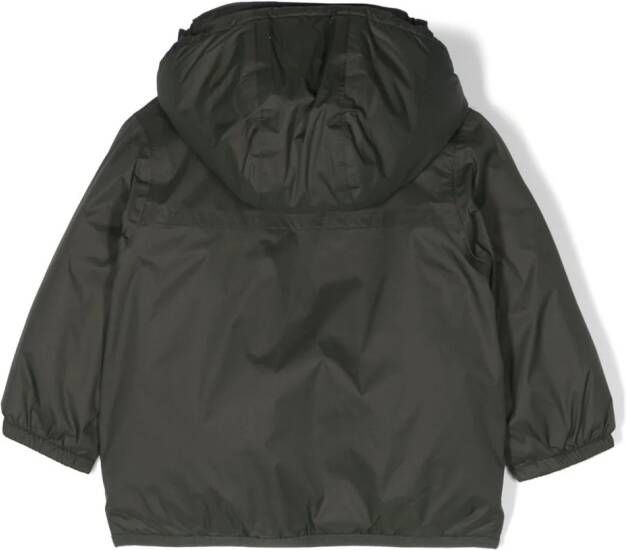 K Way Kids Jack met capuchon Groen