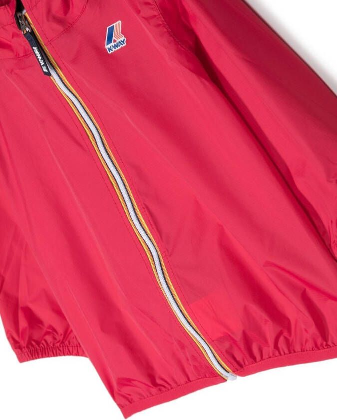K Way Kids Jack met capuchon Rood