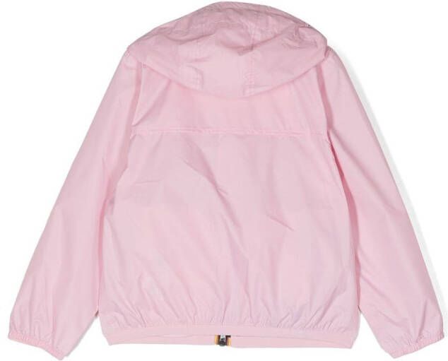 K Way Kids Jack met capuchon Roze