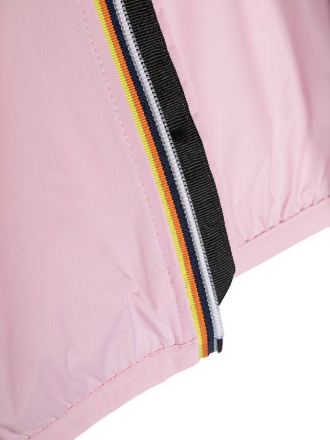 K Way Kids Jack met capuchon Roze