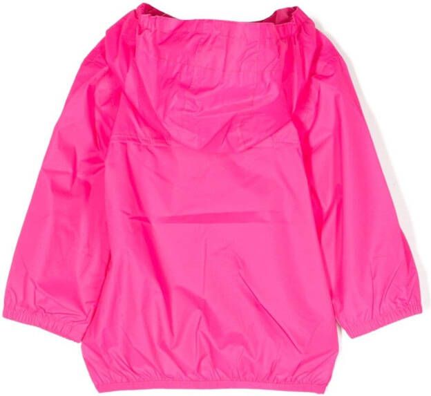 K Way Kids Jack met capuchon Roze