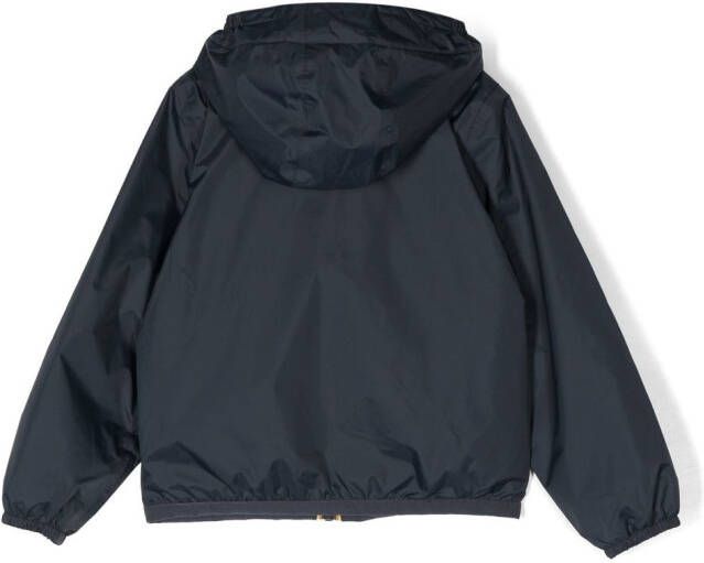 K Way Kids Jack met capuchon Blauw