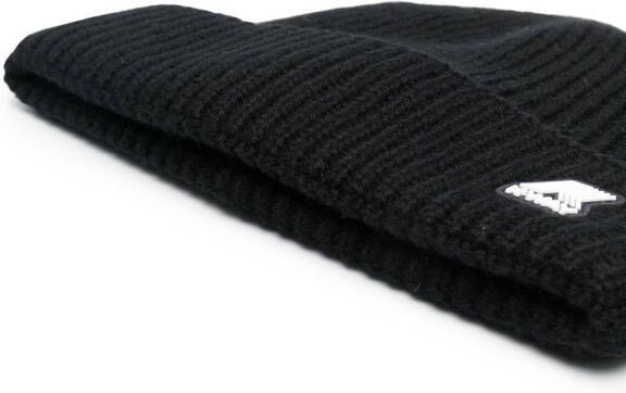 K Way Kids Muts met logopatch Zwart