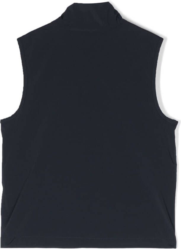 K Way Kids Gilet met logopatch Blauw