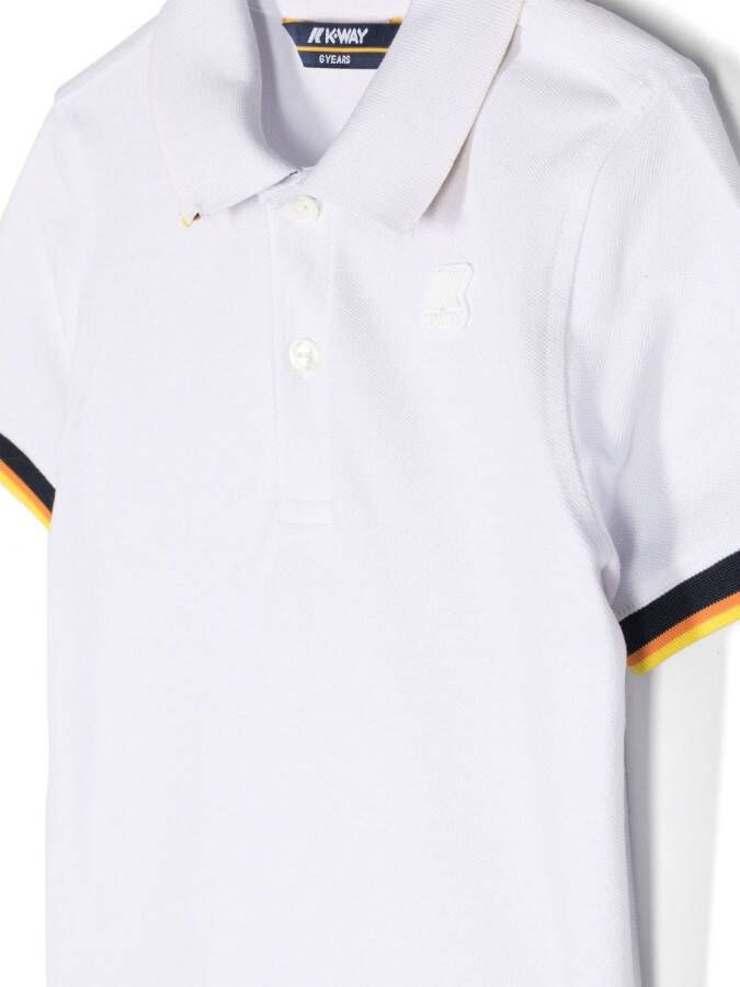 K Way Kids Poloshirt Wit