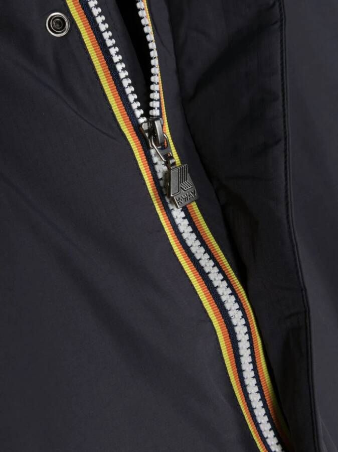K Way Kids Windjack met capuchon Blauw