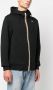 K-Way Hoodie met gestreepte afwerking Zwart - Thumbnail 3