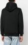 K-Way Hoodie met gestreepte afwerking Zwart - Thumbnail 4