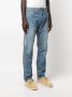 KAPITAL Straight broek Blauw - Thumbnail 3