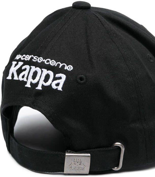 Kappa Pet met geborduurd logo Zwart
