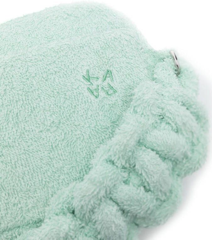 Kara Schoudertas met geborduurd logo Groen