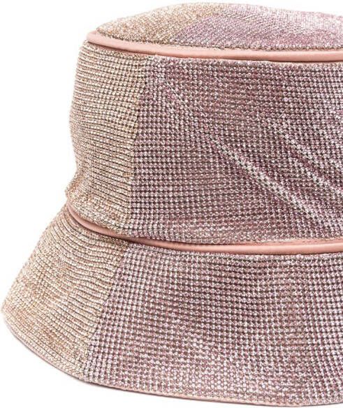 Kara Vissershoed met mesh Roze