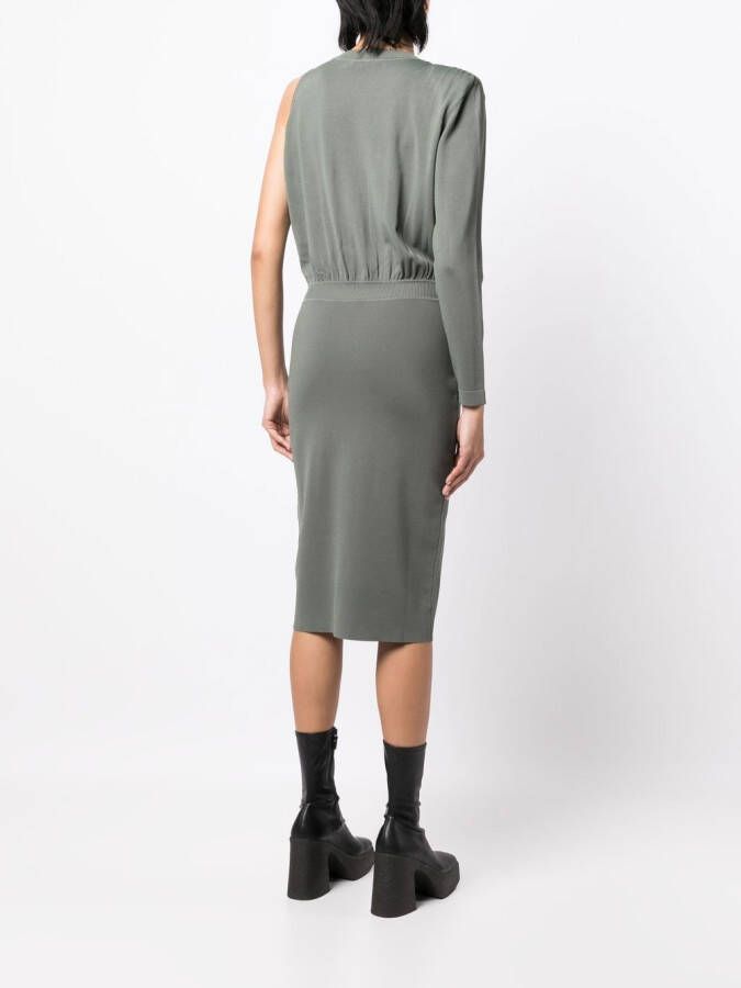 Karl Lagerfeld Asymmetrische jurk Groen