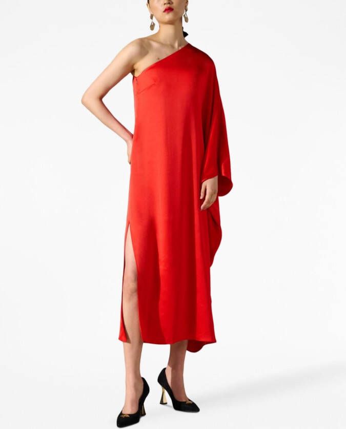 Karl Lagerfeld Asymmetrische jurk Rood
