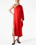 Karl Lagerfeld Asymmetrische jurk Rood - Thumbnail 2