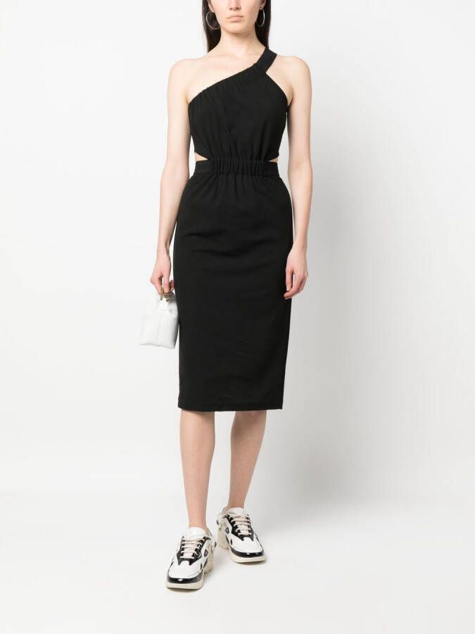 Karl Lagerfeld Asymmetrische jurk Zwart
