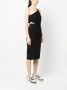 Karl Lagerfeld Asymmetrische jurk Zwart - Thumbnail 3