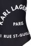 Karl Lagerfeld Badpak met logoprint Zwart - Thumbnail 2