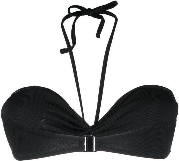 Karl Lagerfeld Bandeau bikinitop Zwart