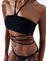 Karl Lagerfeld Bandeau bikinitop Zwart - Thumbnail 5