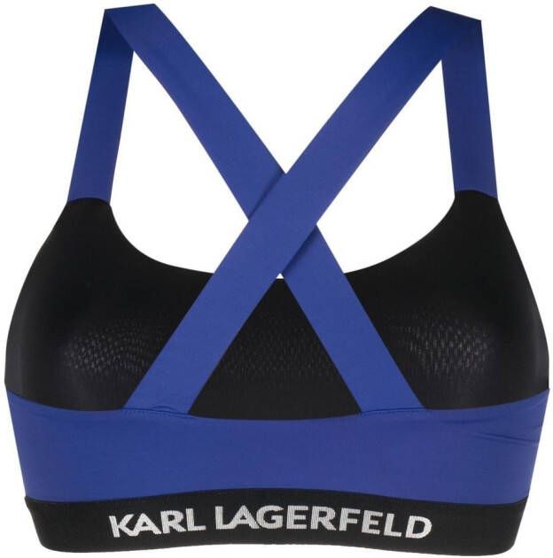 Karl Lagerfeld Bandeau top Blauw