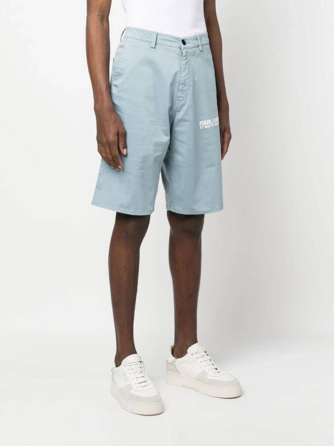 Karl Lagerfeld Bermuda shorts Blauw