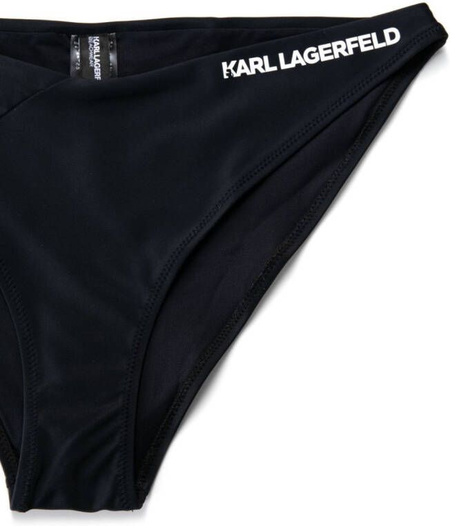 Karl Lagerfeld Bikinislip met logoprint Zwart