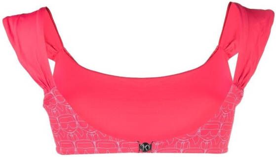 Karl Lagerfeld Bikinislip met print Roze