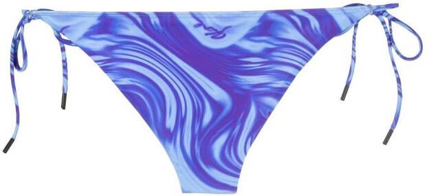 Karl Lagerfeld Bikinislip met strik Blauw