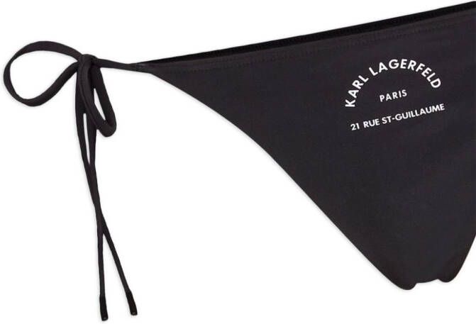 Karl Lagerfeld Rue St-Guillaume bikinislip Zwart